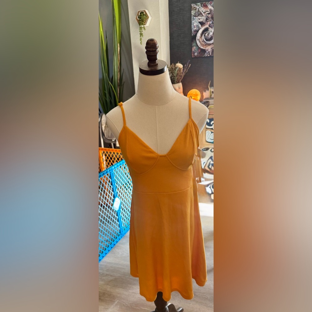Wild Fable yellow dress size M